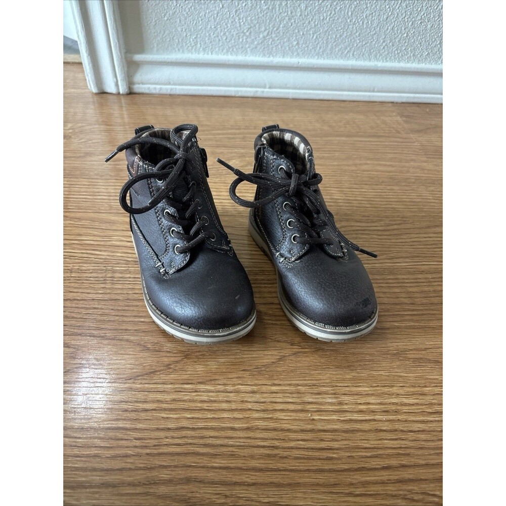 Eddie Bauer Youth Kids Size 9M Shoes Brown Brown Lace Up Ankle Boots